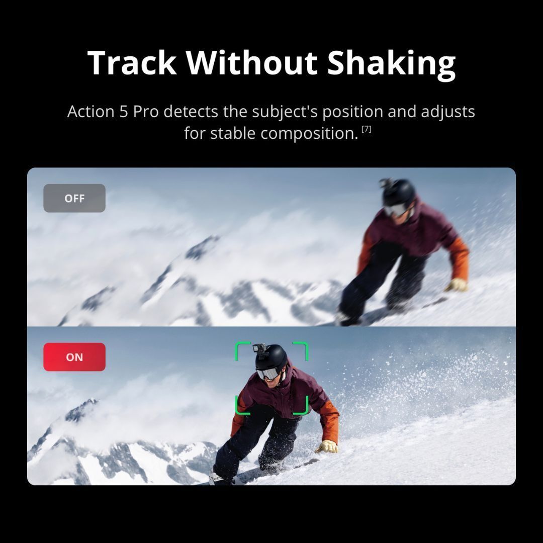 DJI Osmo Action 5 Pro Standard Combo Camera with 4nm Chip and 47GB Built-In Storage