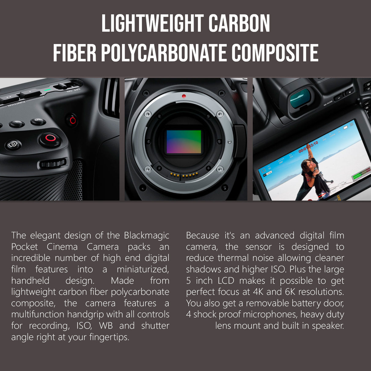 Blackmagic Design Pocket 4K Cinema Camera