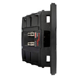 Kicker CompRT 6.75-Inch 2 Ohm Red Double Stitch Subwoofer with Heat Management (Black)