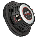 Kicker CompRT 8-Inch 2 Ohm DVC Red Double Stitch Subwoofer with Heat Management (Black)