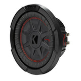Kicker CompRT 8-Inch 2 Ohm DVC Red Double Stitch Subwoofer with Heat Management (Black)