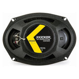 Kicker DSC6930 DS Series 6x9-Inch Pair of 4 Ohm Stamped Steel Framework Triaxial Speakers (Black)