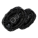 Kicker DSC6930 DS Series 6x9-Inch Pair of 4 Ohm Stamped Steel Framework Triaxial Speakers (Black)