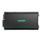 Kicker KMA600.6 Marine Stereo Six-Channel Amplifier with KickEQ Variable 6dB Bass Boost (Black)