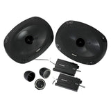 Kicker CS-Series 6x9-Inch Pair of Car Audio Poly-Foam Surround Dual Component Speakers (Black)