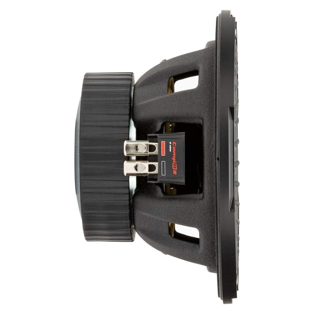 Kicker CompR 8-Inch 2-Ohm DVC Red Double Stitch Subwoofer with SoloKon Technology (Black)