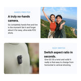 Insta360 GO 3S Action Camera (64GB, Arctic White) with 128GB MicroSD Card and Action Mount Bundle