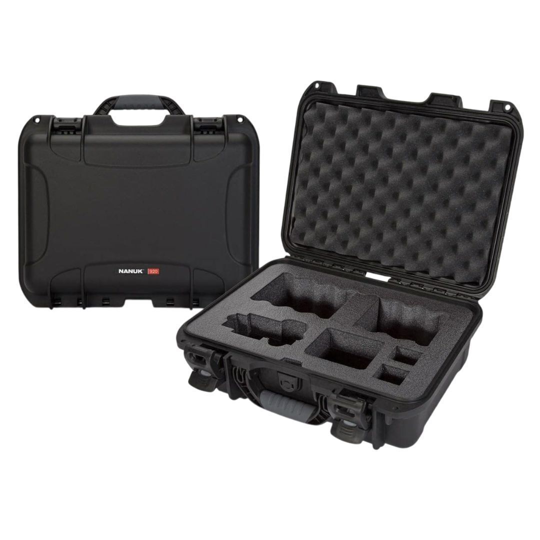 NANUK 920 Molded Interior Hard Case with Foam Insert and Lid Organizer for Sony A7R Camera (Black)