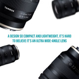 Tamron B060X 11 to 20mm F2.8 Di III-A Lens for Fujifilm X APS-C Cameras with Software Suite Bundle