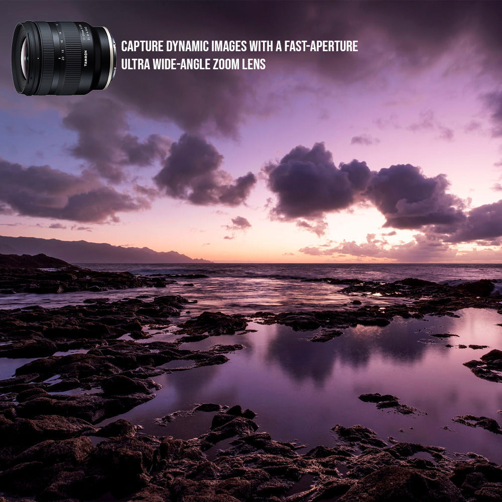 Tamron B060X 11 to 20mm F2.8 Di III-A Lens for Fujifilm X APS-C Cameras with Software Suite Bundle