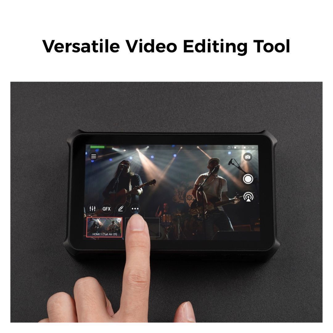 OBSBOT Talent Multi-Cam All-In-One Live Streaming Studio with 5.4-Inch Touchscreen Monitor (Black)