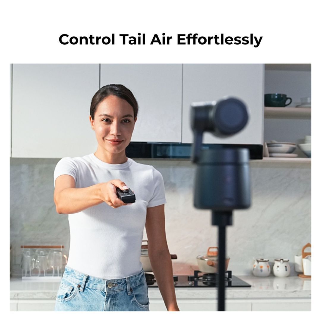 OBSBOT Tail Air Smart Wirelessly Connecting Remote Controller with USB Charging Cable (Black)