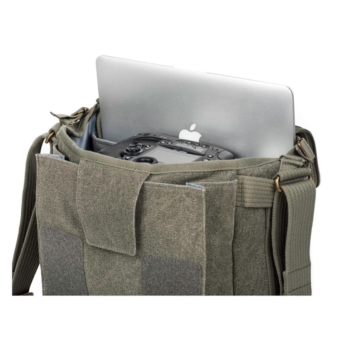 Think Tank Photo Retrospective 20 V2.0 Shoulder Bag with Laptop Sleeve and Bottle Pouch (Pinestone)