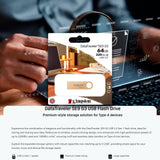 Kingston DataTraveler SE9 G3 USB 3.2 Flash Drive with 220MBPS Read Speed (64GB, 3-Pack) Bundle