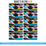 Ilford Ilfocolor Rapid Half Frame Single-Use Camera with 31mm Lens (Black, 10-Pack) Bundle