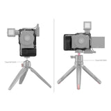 SmallRig Aluminum Alloy Formfitting Camera Cage with Built-In Rubber Pads and Grip for Sony ZV-E10