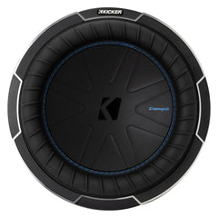 Kicker CompQ 10-Inch Subwoofer with DVC 2-Ohm, Forced-Air Cooling, and Increased Power Handling