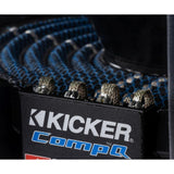 Kicker CompQ 10-Inch Subwoofer with DVC 2-Ohm, Forced-Air Cooling, and Increased Power Handling