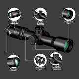 Vortex Crossfire II 2-7x32 Crossbow Scope with Vortex Bantam HD 6.5 x 32 Youth Binocular Bundle