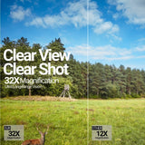 Vortex Crossfire II 2-7x32 Crossbow Scope with Vortex Bantam HD 6.5 x 32 Youth Binocular Bundle