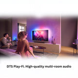 Philips Audio W6205 Wireless Home Speaker with Philips H9505BK Over-Ear Wireless Headphones Bundle