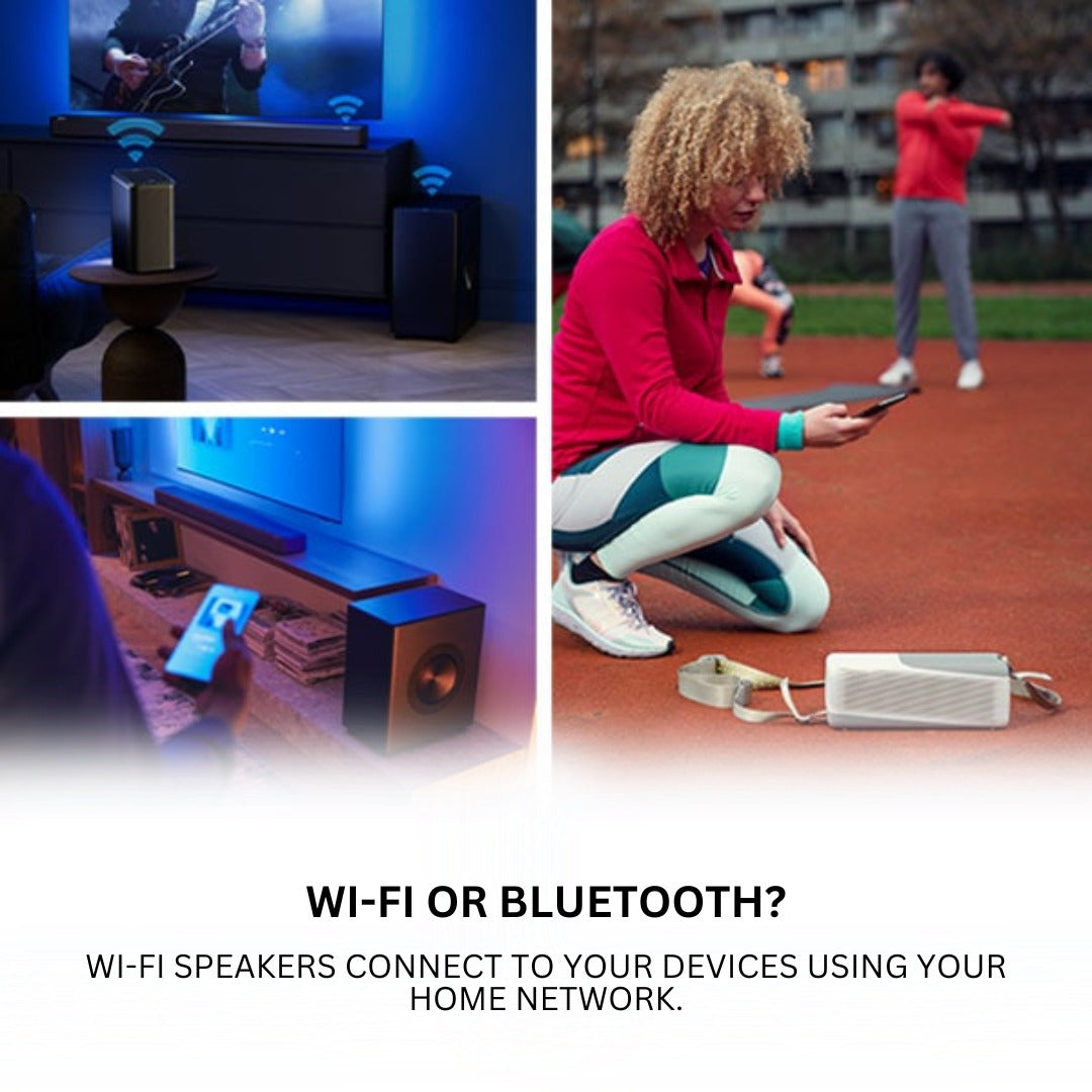 Philips S7807 Wireless Bluetooth Speaker with Philips H9505BK Over-Ear Wireless Headphones Bundle