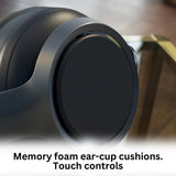 Philips H9505BK Over-Ear Wireless Headphones with Gaming Mouse Pad Bundle