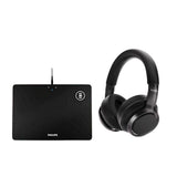 Philips H9505BK Over-Ear Wireless Headphones with Gaming Mouse Pad Bundle