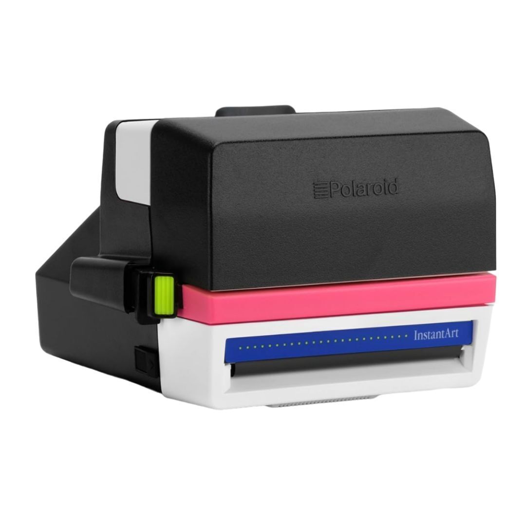 Polaroid Originals 600 InstantArt Blotches Instant Film Format Camera (Yellow-Pink-Blue)
