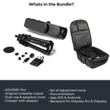 Unistellar Odyssey Pro Compact Smart Telescope with Nikon Eyepiece Technology (Black) Bundle