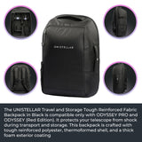 Unistellar Odyssey Pro Compact Smart Telescope with Nikon Eyepiece Technology (Black) Bundle