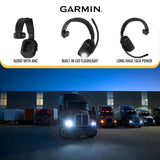 Garmin dezl Ergonomic Headset 110 for Truckers with LED Flashlight (Black, Single-Ear) Bundle