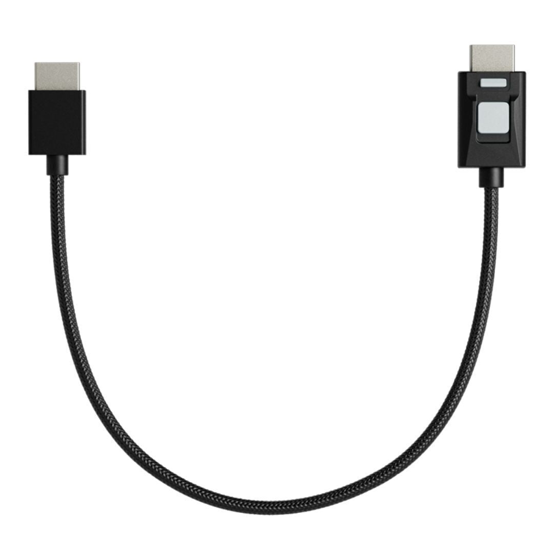 Atomos 4K60 HDR Locking Full HDMI to HDMI High-Speed 11.8-Inch Cable for Video Transfer (Black)