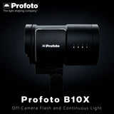 Profoto B10X Off-Camera Flash and Continuous Light with OCF Magnum Reflector and Battery Bundle