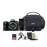 Nikon Z6III FX-Format Mirrorless Camera Body with NIKKOR Z VR Lens, 128GB Card, and Bag Bundle