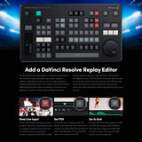 Blackmagic Design DaVinci Replay Resolve Editor for Fast Multi-Cam Editing (Black) Bundle