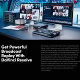 Blackmagic Design DaVinci Replay Resolve Editor for Fast Multi-Cam Editing (Black) Bundle