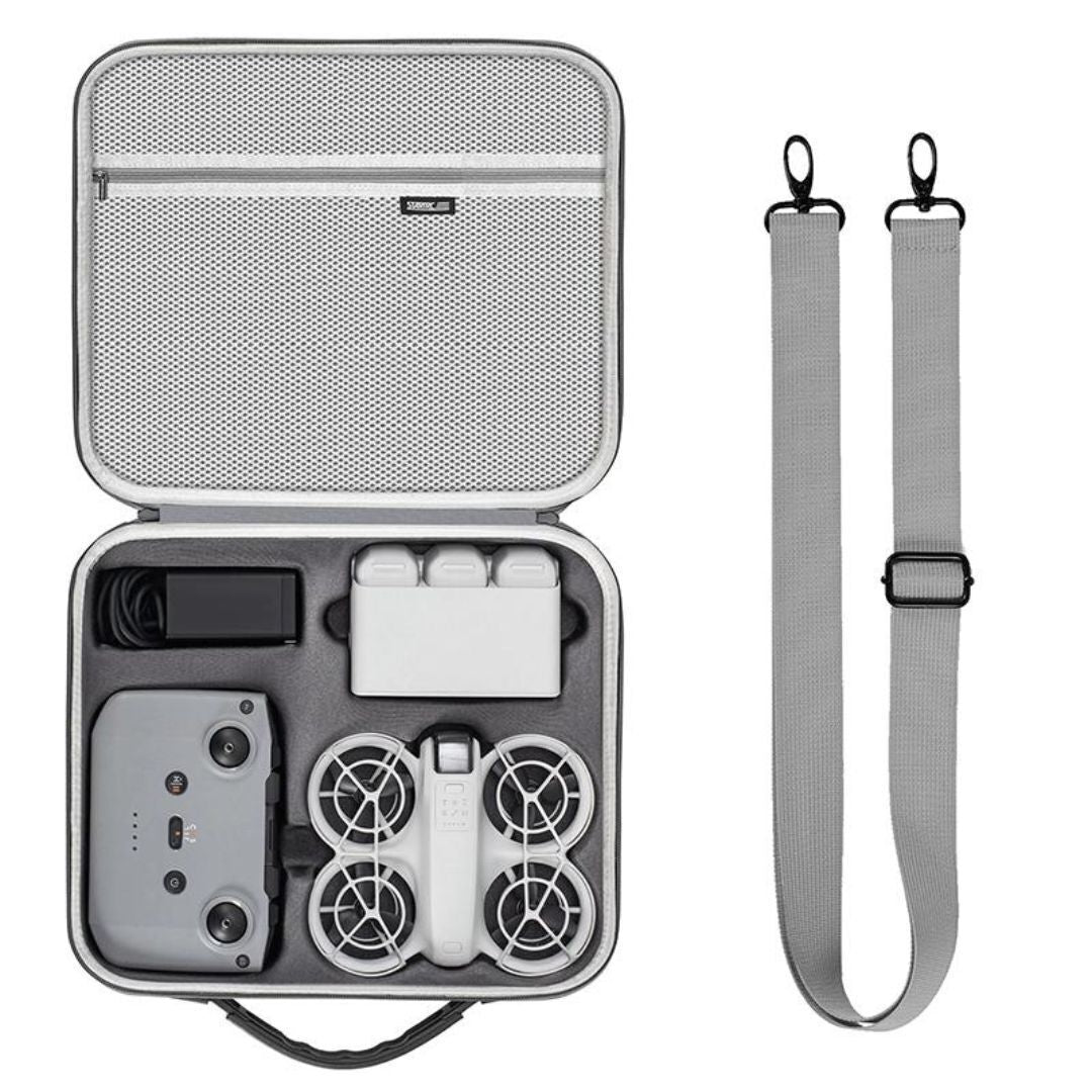 STARTRC Portable Storage Bag for DJI Neo Fly More Combo with Custom Interior and Retractable Handle