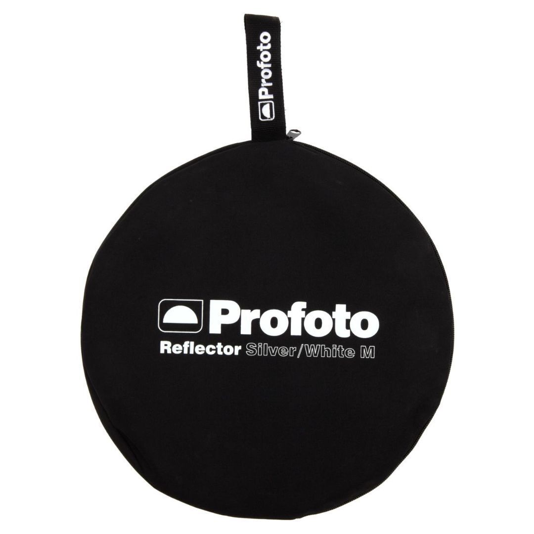 Profoto Collapsible Reflector Silver-White with Ergonomic Handles and Foldable Metal Frame (Medium)