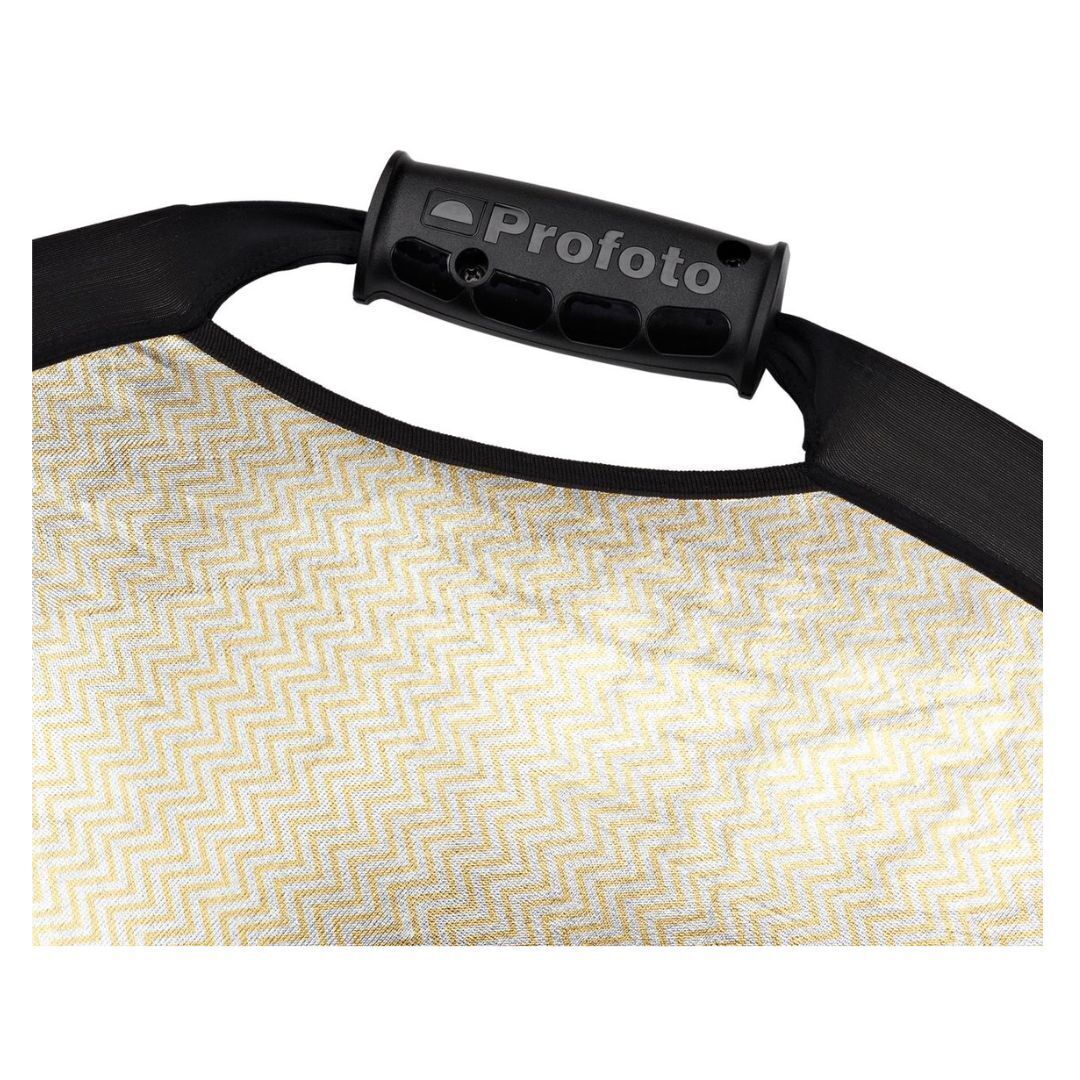 Profoto Collapsible Reflector Silver-White with Ergonomic Handles and Foldable Metal Frame (Medium)