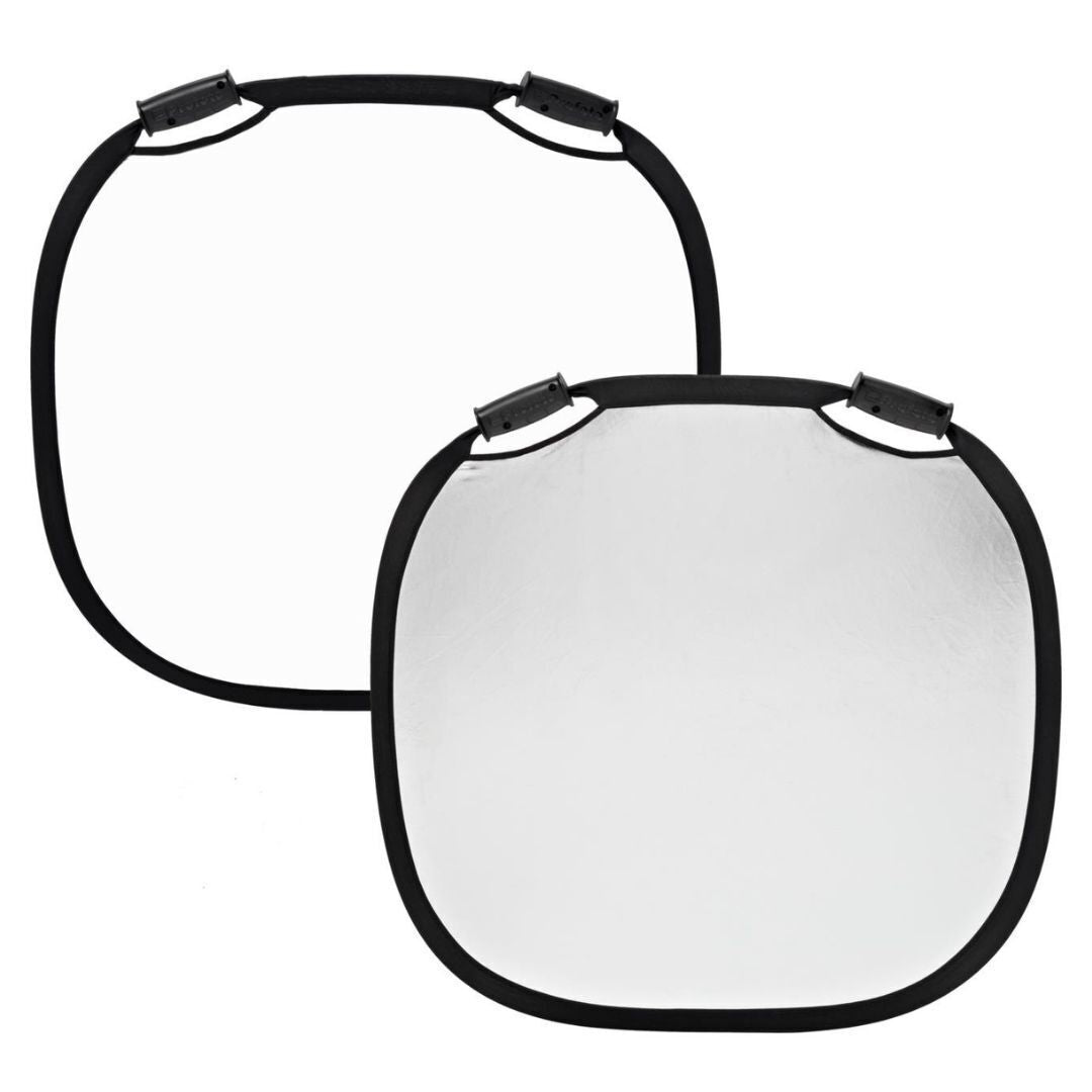 Profoto Collapsible Reflector Silver-White with Ergonomic Handles and Foldable Metal Frame (Medium)