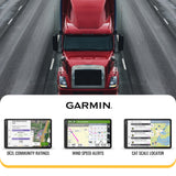 Garmin dezl OTR620 GPS Truck Navigator with 6-Inch 1280p Touchscreen (Black) with Headset Bundle