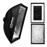 Profoto 2 x 3-Feet Softbox Rectangular Soft Light (Silver) with Softgrid 2x3-Feet Bundle