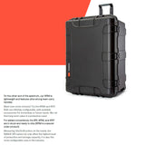 Nanuk 975 85.78L Storage Wheeled Hard Case (Black) with Wheel Caster Kit and 225 Hard Case Bundle