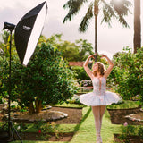 Profoto Softbox 4-Feet Octa with 1 F-Stop Diffuser (Silver) with Profoto Softgrid 4-Feet Octa Bundle