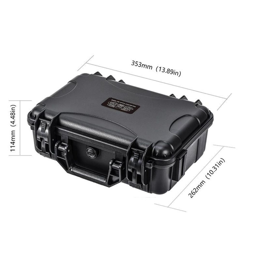 STARTRC Waterproof Hard Carrying Case for DJI Neo Fly More Combo (Black and Red)