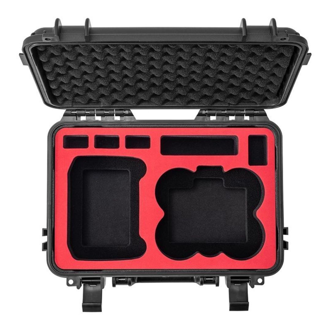 STARTRC Waterproof Hard Carrying Case for DJI Neo Fly More Combo (Black and Red)