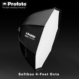 Profoto Softbox 4-Feet Octa with 1 F-Stop Diffuser (Silver) with Softgrid 4-Feet Octa Bundle
