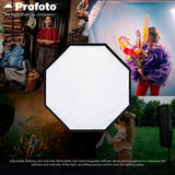 Profoto Softbox 4-Feet Octa with 1 F-Stop Diffuser (Silver) with Softgrid 4-Feet Octa Bundle