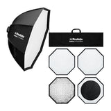 Profoto Softbox 4-Feet Octa with 1 F-Stop Diffuser (Silver) with Softgrid 4-Feet Octa Bundle